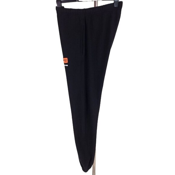 Heron Preston Tapered Printed Loopback Sweatpants Size L Mens Cotton-Jersey - Picture 5 of 15